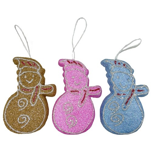 Іграшка на ялинку "Сніговик" 15,5см