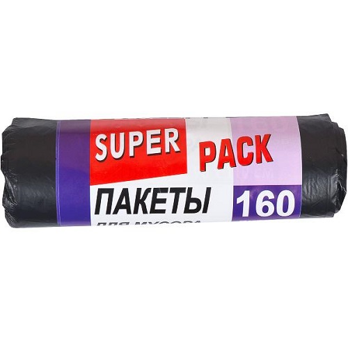 Пакет для мусора 90*110 160л 10шт Super Luxs/PACK