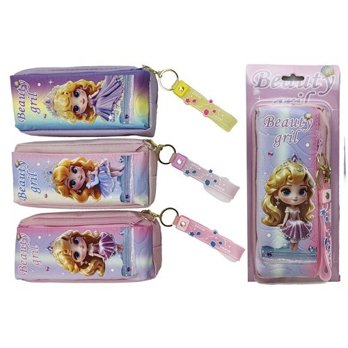 Пенал-косметичка 2 змійки з брелоком "Красуня" уп.PVC