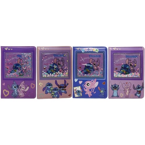 Блокнот А5 "Сипкі блискітки-Стіч "80арк., клітина