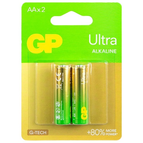 Батарейки GP 15AUHM-2UE2 щелочные,  LR6 U.AA
