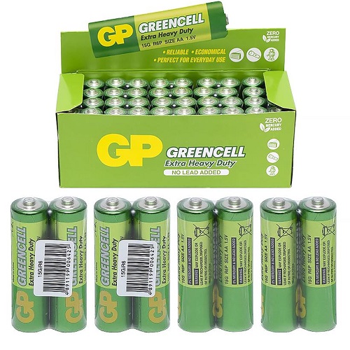 Батарейки GP 15G-S2 солевая R6, AA
