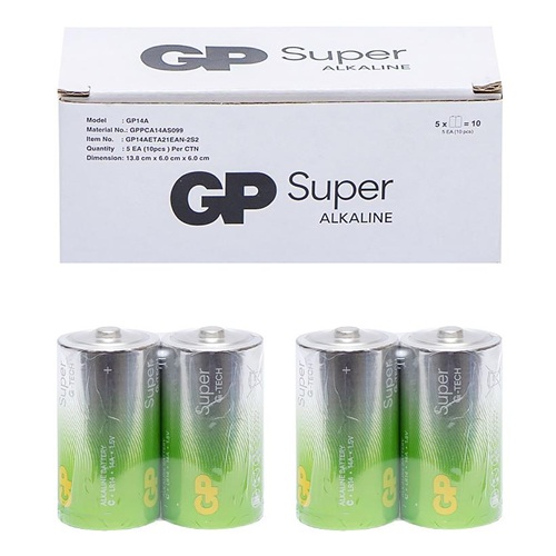 Батарейка GP Super Alkaline 1,5V (LR14) лужна 14A21-S2