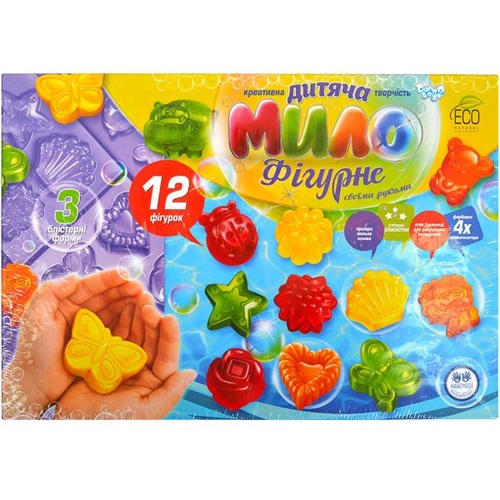 Набір миловаріння "Мило фігурне", 12 фігур 5+