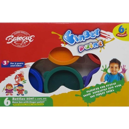 Фарби пальчикові 6кол*30мл 