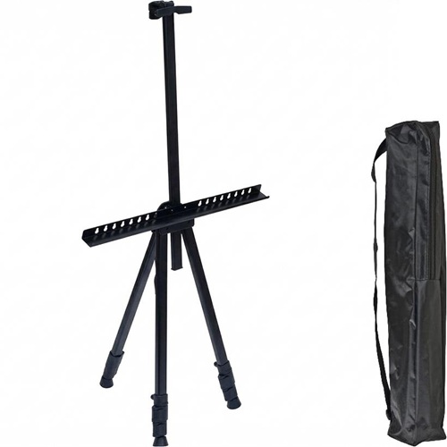 Мольберт металевий 125*85*157см (висота полотна 56-90см) у чохлі