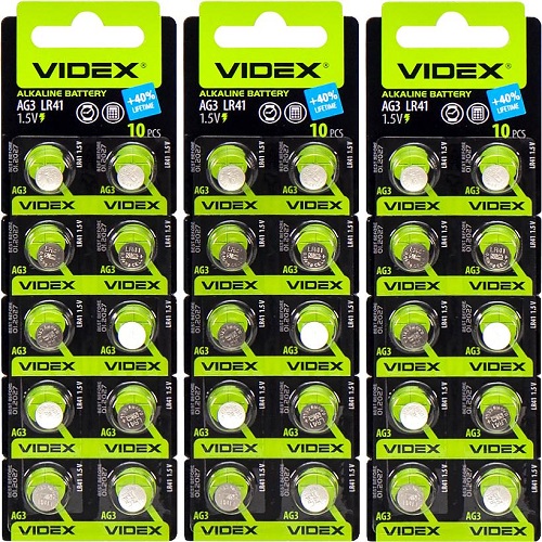 Батарейка Videx «таблетка» AG 3