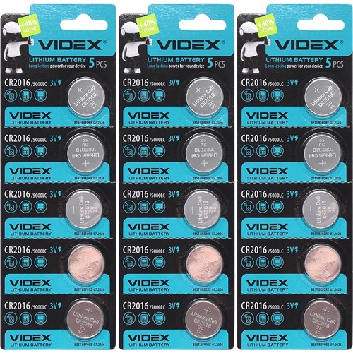 Батарейка Videx «таблетка» 2016