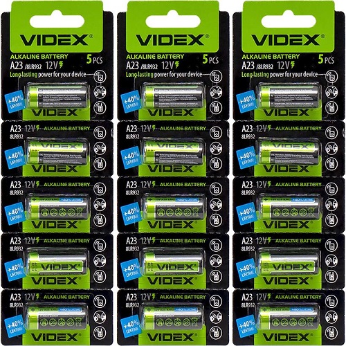 Батарейки Videx 23A «міні барило», Alkaline, 12V