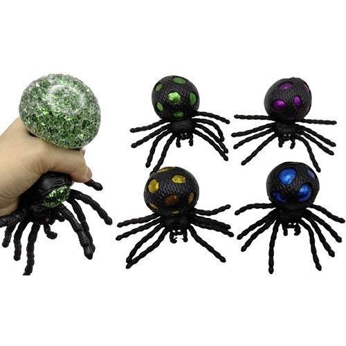 Іграшка-антистрес з глітером "Павук" 13,5см