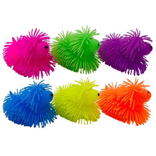 Игрушка-антистресс светящийся "Мохнатик-Собачка" 12см