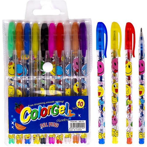 Набір ручок ароматизованих гелевих 10 кольорів, 0,7мм