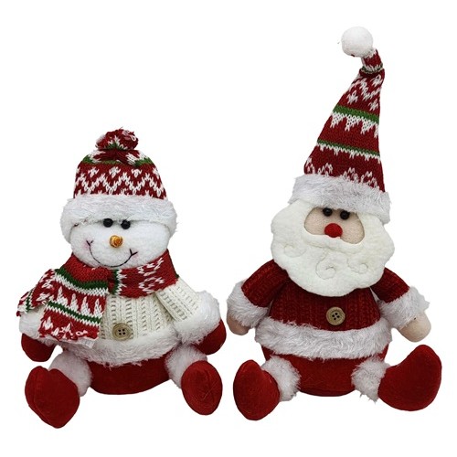Іграшка м'яка "Санта, Сніговик" 26см