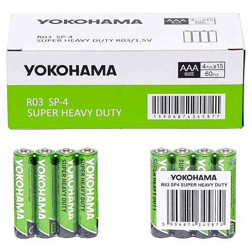 Батарейки YOKOHAMA R-03 SP-4 AAА