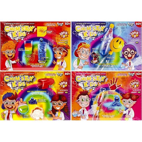 Набір дослідів "CHEMISTRY KIDS" укр 10+