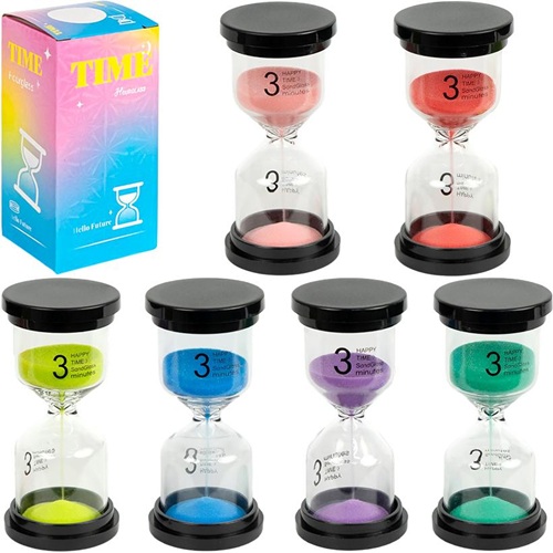 Пісочний годинник на 3 хв. скло 4,5*9,5см