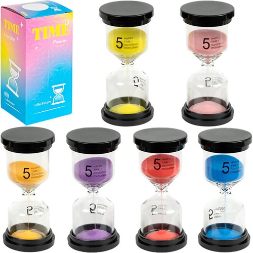 Пісочний годинник на 5 хв. скло 4,5*9,5см