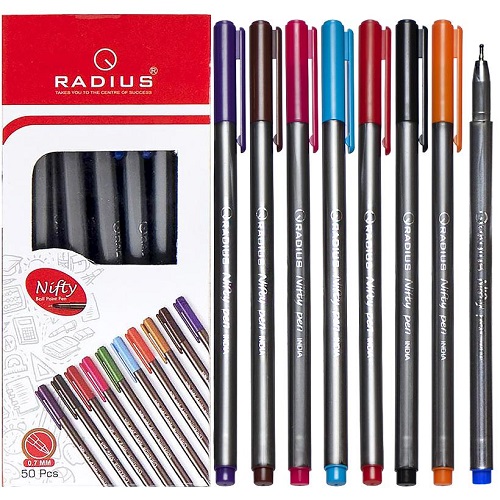 Ручка шариковая "Nifty Pen" на масляной основе 0,7мм, синяя  RADIUS