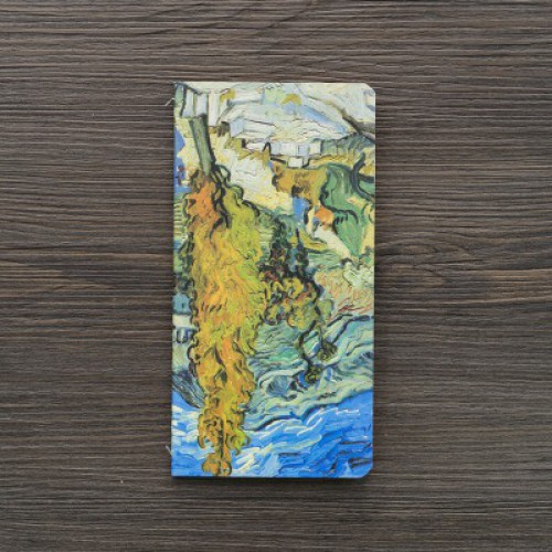 Блокнот 9*17см "Картины Ван Гога", листы чистые, крафт