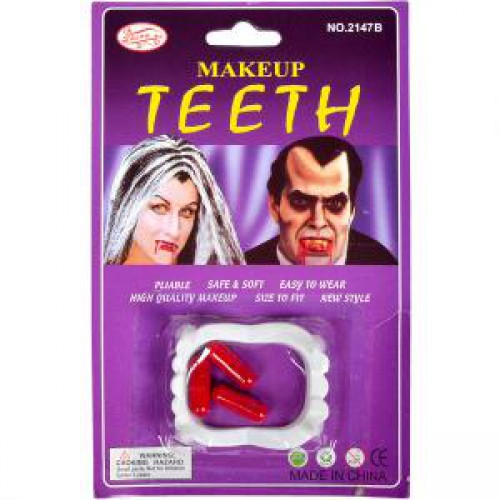 Набор "Вампир" (зубы + 3 капсулы с кровью)
