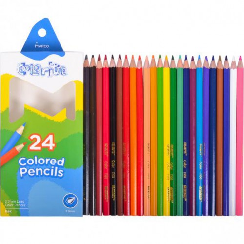 Набор цветных карандашей 24цв MARCO