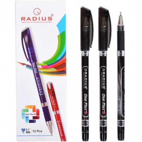 Ручка шариковая на масляной основе "One Plus", 0,7мм, черная RADIUS 