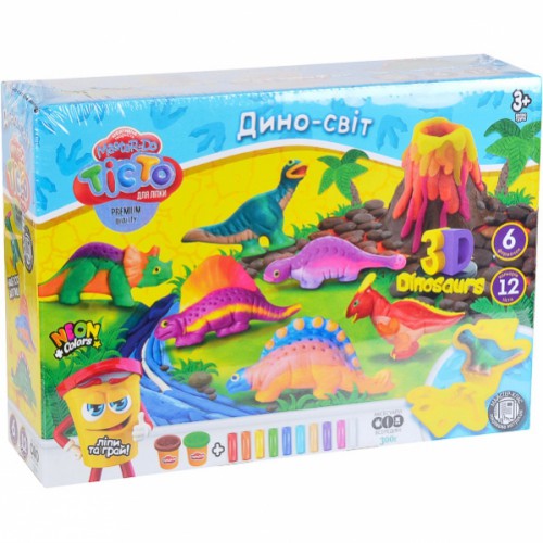 Тісто для ліплення ДИНО СВІТ Master Do укр. 3+