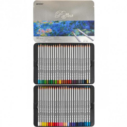 Набір кольорових олівців 50кол серія Raffine MARCO