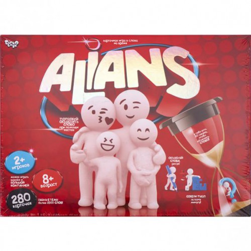 Настольная развлекательная игра «ALIANS» 8+