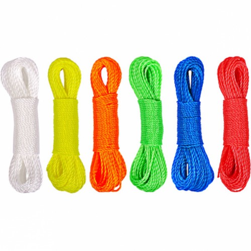 Верёвка хозяйственная цветная 3мм*15м