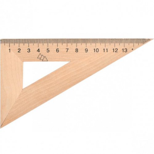 Трикутник 16см дерев'яний (30*90*60)