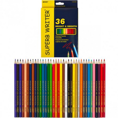 Набір кольорових олівців 36кол серія Superb Writer MARCO
