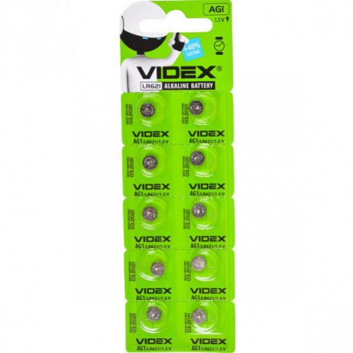 Батарейка Videx «таблетка» AG 1