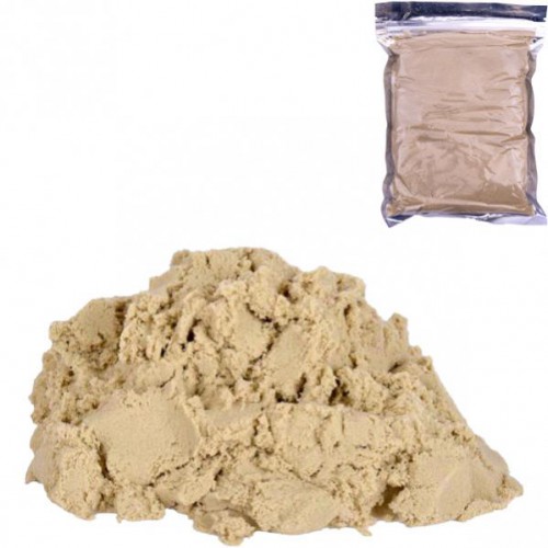 Кинетический песок 0,5кг коричневый в пакете