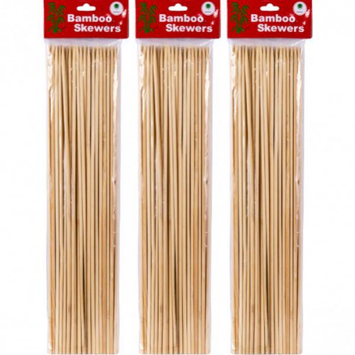 Бамбукові палички для барбекю та гриля 40см*4мм (50шт)