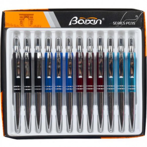 Ручка подарочная шариковая поворотная "Baixin" 0,5мм, синяя