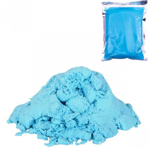 Кинетический песок 0,5кг голубой в пакете
