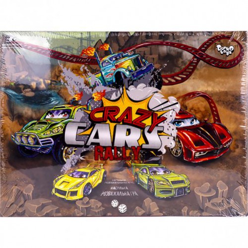 Настольная игра «Crazy Cars Rally» 3+