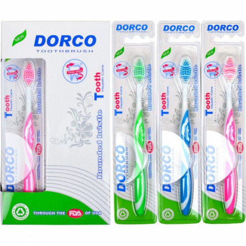 Зубная щётка «Dorco» 18,5см с гибкой головкой