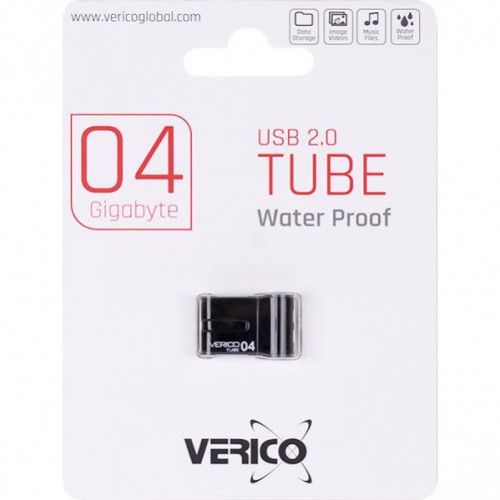 Флешка Verico USB 4Gb Tube Black
