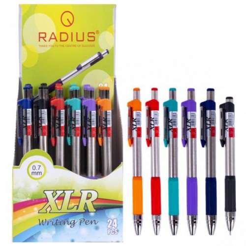 Автоматическая шариковая ручка "XLR" 0,7мм, СИНЯЯ "Radius"