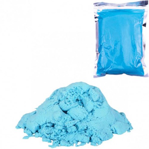 Кинетический песок 1кг голубой в пакете