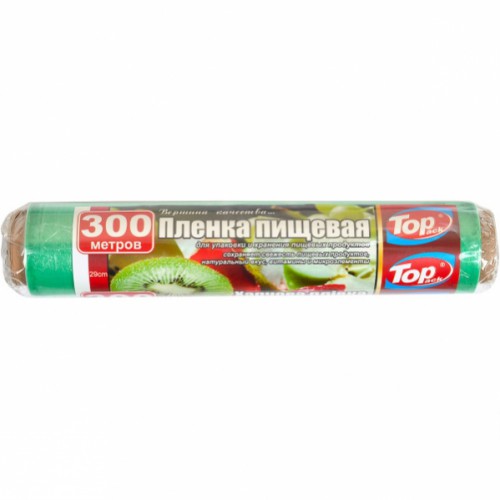 Пленка пищевая 29см/300м 7мкм(POL) Top Pack зеленая