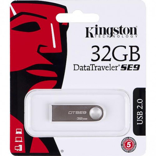 Флешка Kingston USB 32Gb DT SE9 metal