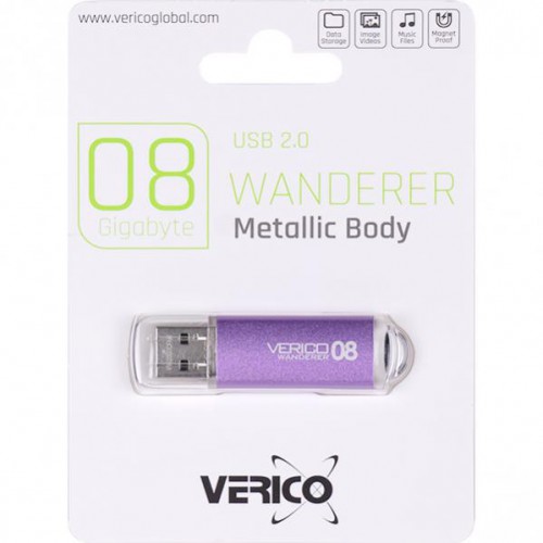 Флешка Verico USB 8Gb Wanderer Purple