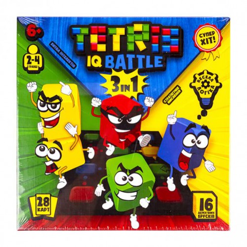 Развлекательная игра "Tetris IQ battle 3in1" язык УКР. 6+