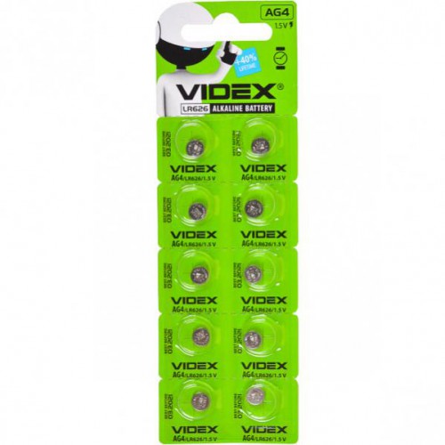 Батарейка Videx «таблетка» AG 4