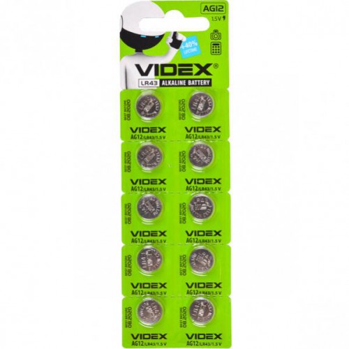 Батарейка Videx «таблетка» AG 12