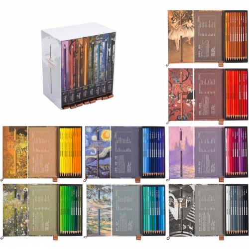 Подарочный набор цветных художественных карандашей 80цв MARCO Tribute Masters Collection