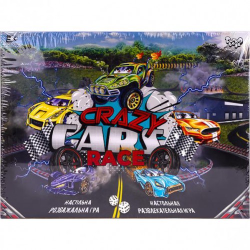 Настольная игра «Crazy Cars Race» 3+